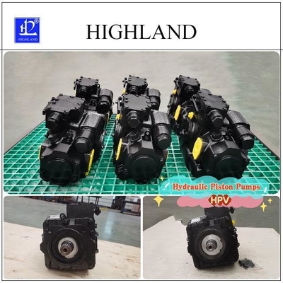 Tekanan Hitam Max 42Mpa Transmisi Hidraulik Pompa Piston Hidraulik