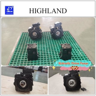 Tekanan tinggi 42Mpa besi cor Hitam Hidrolik Piston Pump Sistem loop tertutup
