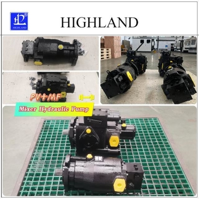 Truk pengaduk minyak hidrolik Pompa hidrolik 35Mpa Tekanan nominal 3200rpm Kecepatan