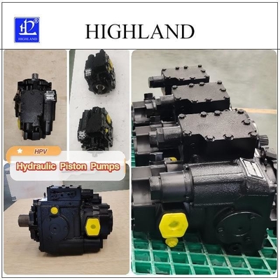 1 Tahun Garansi HPV110 High Displacement Hydraulic Piston Pump Untuk Mobile Crusher