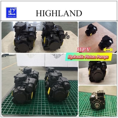 HPV110-MA-R-23 Cast Iron Hydraulic Piston Pump Dengan Tekanan Maksimum 42 MPA Untuk Combine Harvester