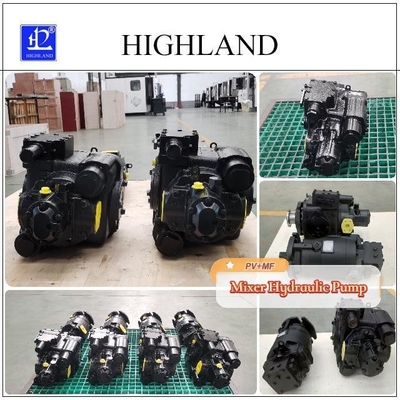 42Mpa tekanan tinggi flange pemasangan beton mixer pompa piston hidrolik
